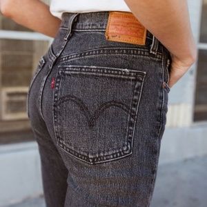 Levi's 501s Skinny Jeans in Gray/Coal